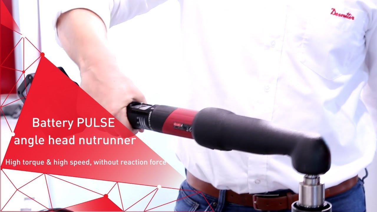 EABCLRT Battery PULSE angle head nutrunner - High torque & High speed, Without reaction force